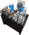 Совместный гидропривод лущильного станка ЛУ 17-10 и центровочно-загрузочного устройства ЦЗУ 17-10